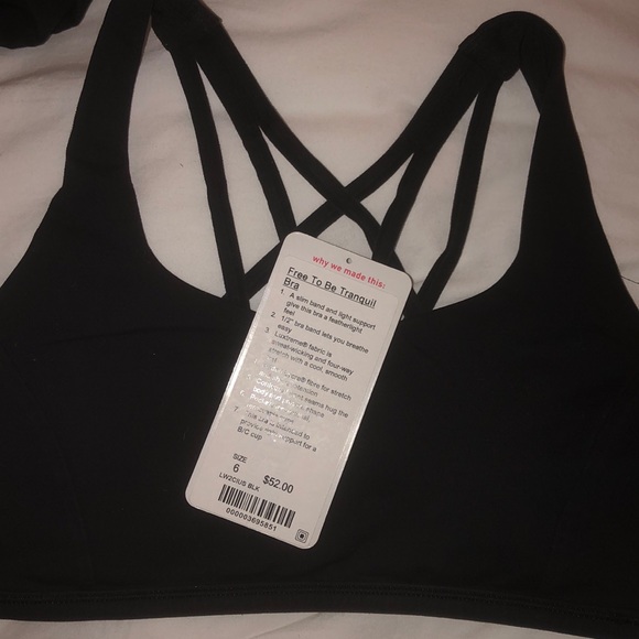 lululemon athletica Other - Free To Be Tranquil Bra